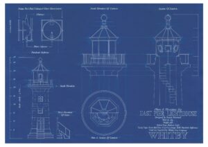 East Pier Lighthouse (Blueprint)