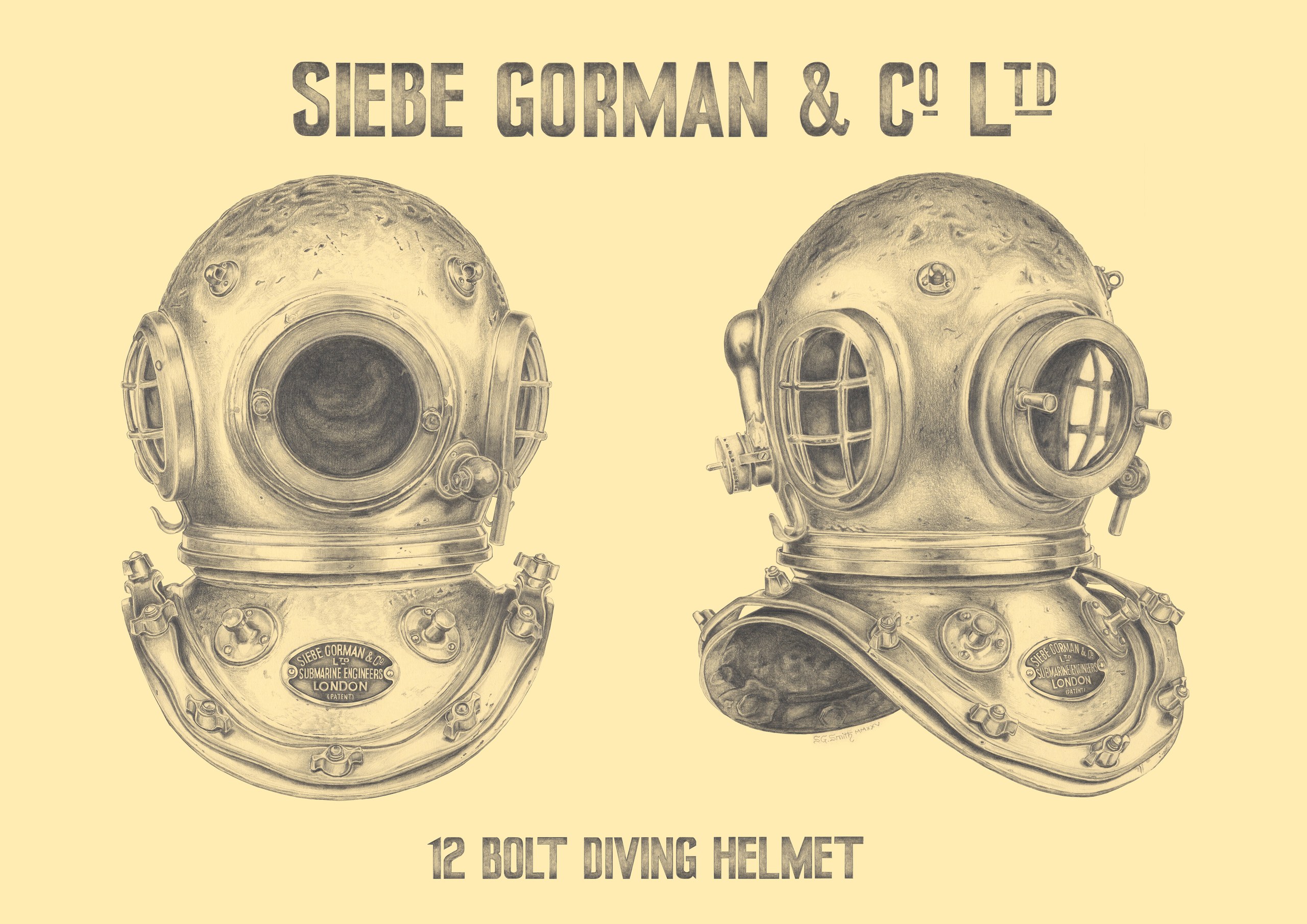 Siebe Gorman Diving Helmet